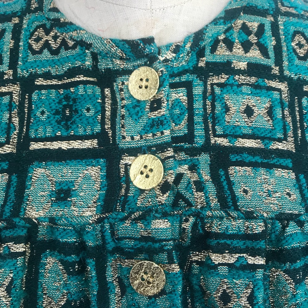 Tucker Metallic Thread Jacket/Top - image 6